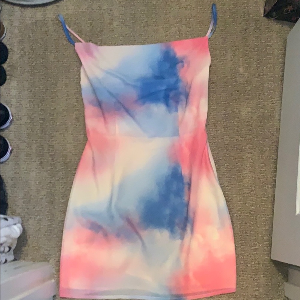 Superdown tie-dye dress